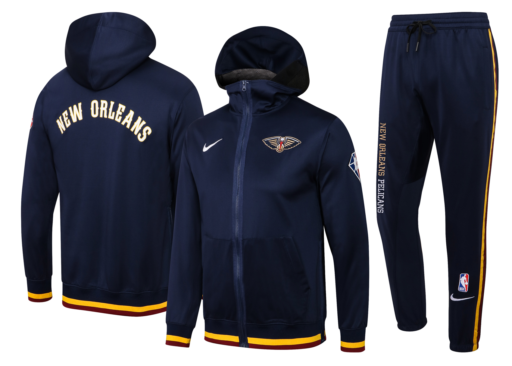Men New Orleans Pelicans blue  2024 NBA Nike Training suit->phoenix suns->NBA Jersey